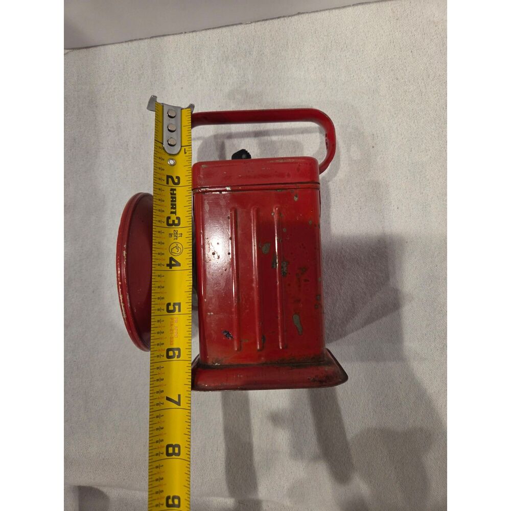 Vintage 1950s Olin No. 99 Red Metal Lantern Flashlight - As Is/Untested - Picture 11 of 11